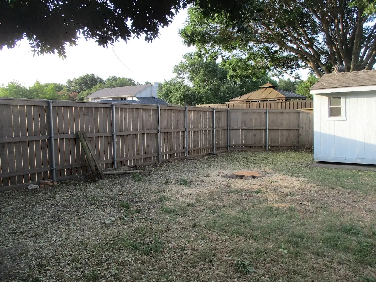 Cleared yard after professional tree removal in Stanardsville